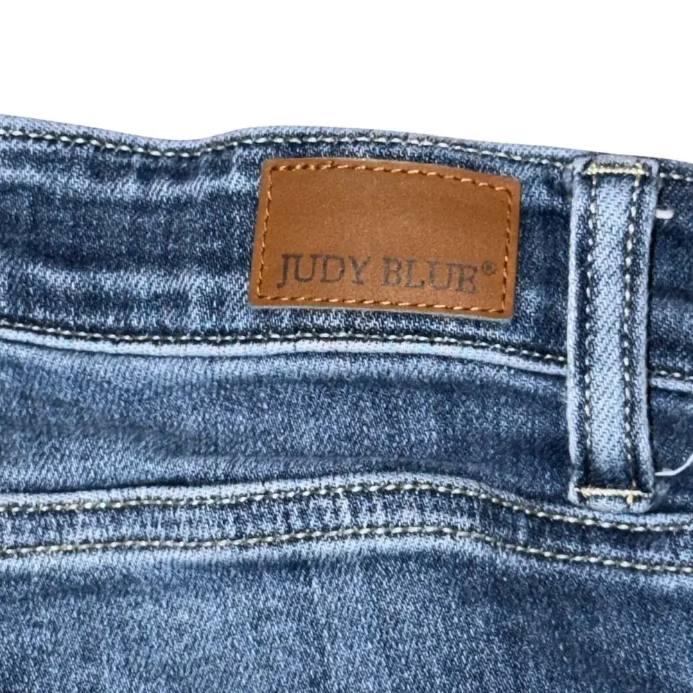 Judy Blue Penelope High Rise Button Fly Skinny Fit Jeans Women's Size 11/30 Blue